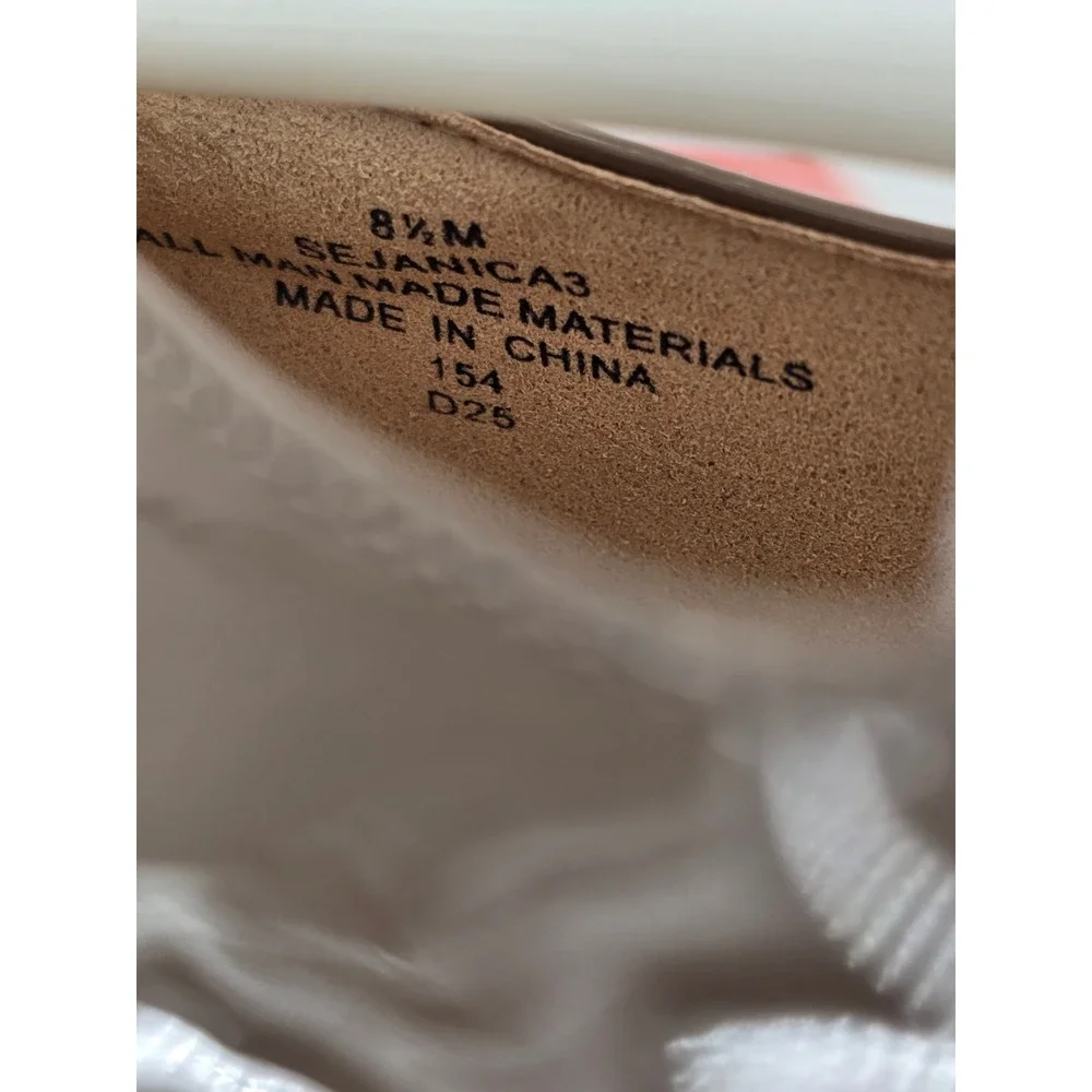Easy Spirit Janica3 Mary Jane Pumps Womens 8.5 Brown Patent Block Heel - NEW